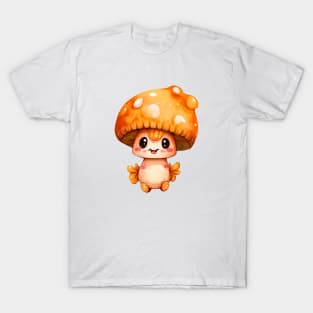 Cute Mushroom Two T-Shirt